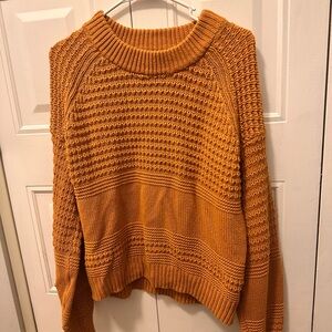 Cozy Knit Women's Sweater - Marigold